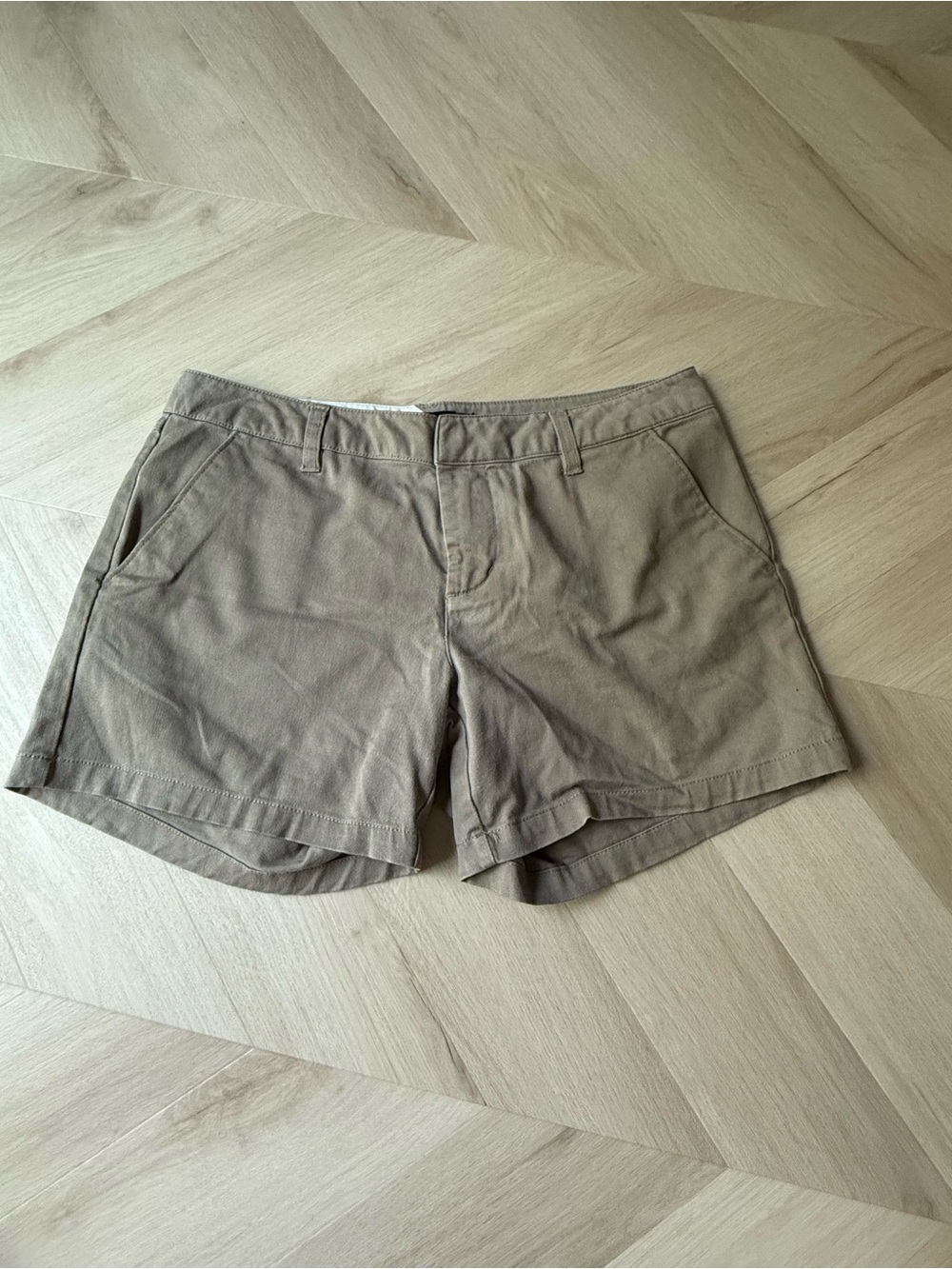 Volcom Women's Tan Cargo-Style Shorts